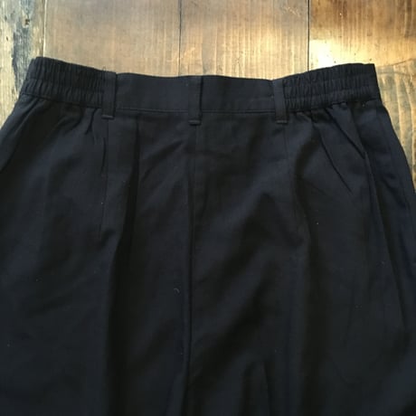 [USED]  Black レーヨン ドレスパンツ