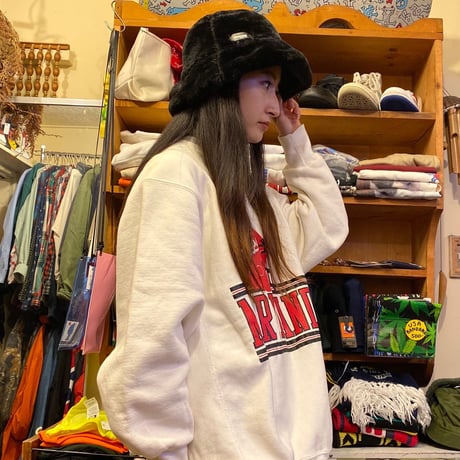 [USED] REVERSIBLE FUR HAT♡