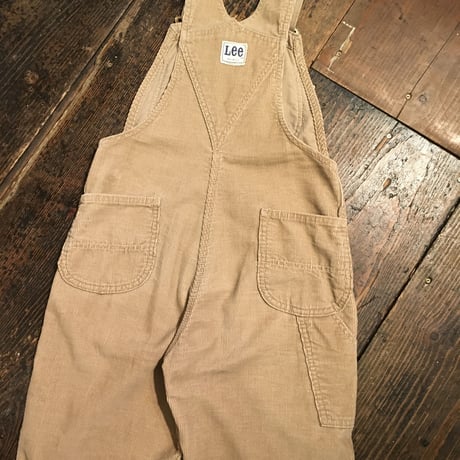 [USED] VINTAGE Leeコーデュロイオーバーオール
