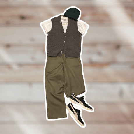 [USED] made in ITALY!! カシミアベスト