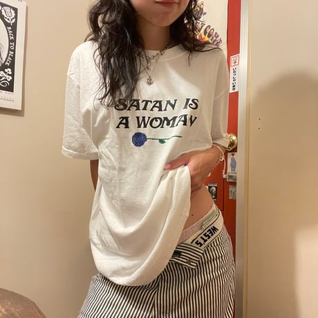 [CHEAP TIME$] ”SATAN IS A WOMAN” S/S T-SHIRTS