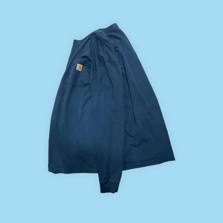 [USED] carhartt ロンTee  "BLUE"