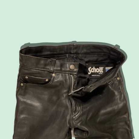 [USED] Schott LEATHER PANTS