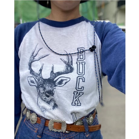 [USED] OLDプリントラグラン Tee