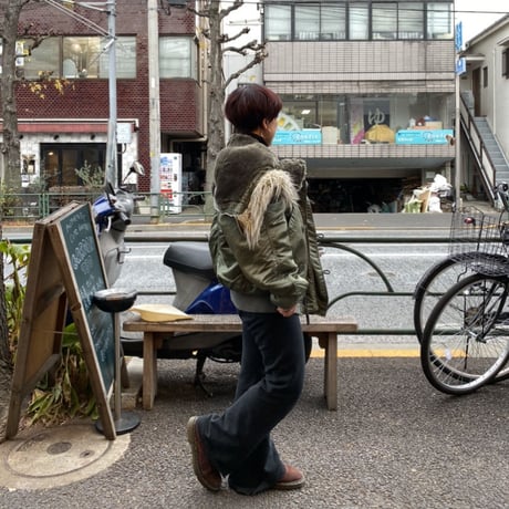 [USED]  OLD N-2B JKT made in USA. OLIVE