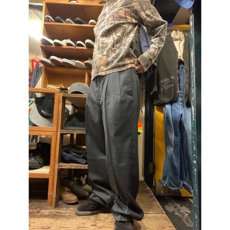 [DEADSTOCK]100%WOOL スラックス