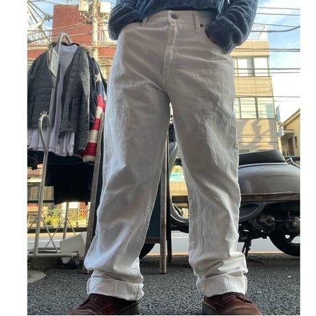 [USED]Lee White cottonパンツ