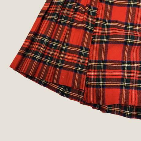 [USED] タータンチェックラップSKIRT❣️