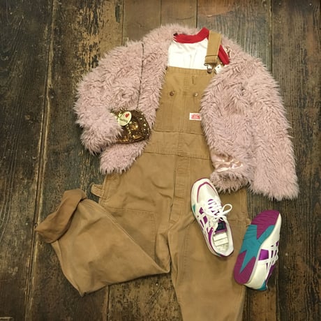 [USED] あわ〜いPINKフェイクファーJKT