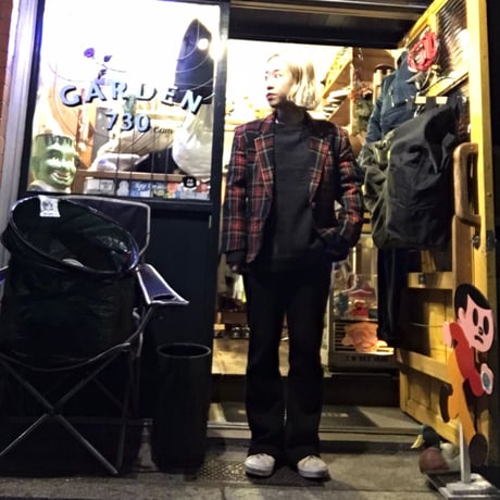 [USED] タータンチェックテーラードJKT