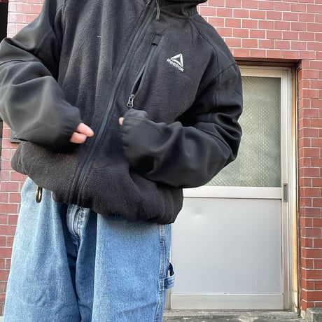 [USED] "Reebok" フリース ZIP PARKA
