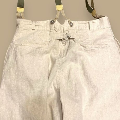 [SELECT] 40's FRENCH LINEN/COTTON PANTS（Repro）