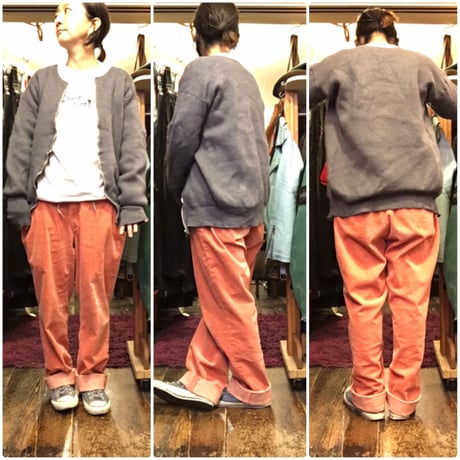 [USED] 指つき vintage ARMY ZIPカーディガン