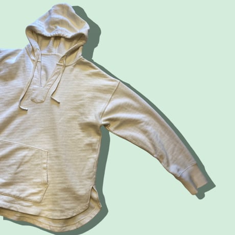 [USED] 無地 COTTON PARKA  -OFFWHITE-