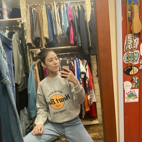 [USED] HARD RO＊K CAFE風ラグランSWEAT