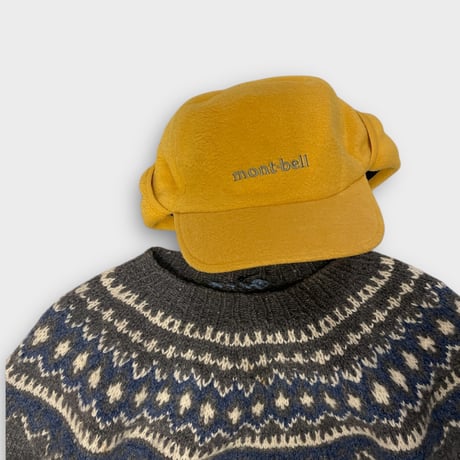 [USED] "mont-bell" 耳付き フリースCAP
