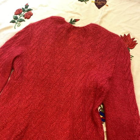 [USED] 真っ赤なモヘアKNIT❤️