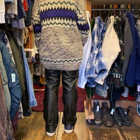 [USED] EURO  LEATHER PANTS♡