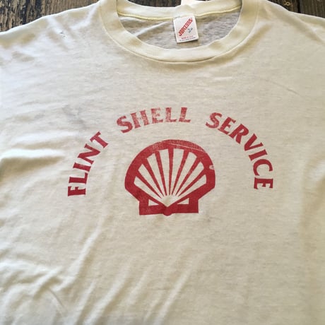 [USED]  vintage  SHELL プリントTee