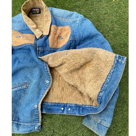 [USED] wrangrer ボアデニムJKT