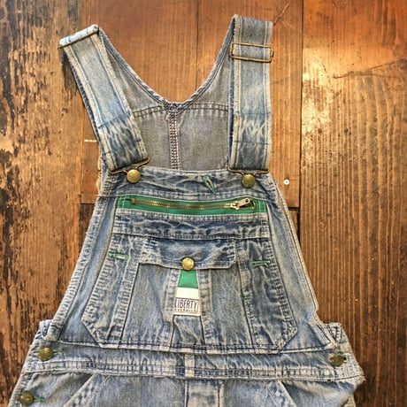 [USED]LIBERTY   Cut Off デニムオーバーオール