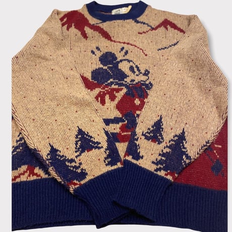 [USED] 70'S  KENNINGTON × Mickey knit 🐭