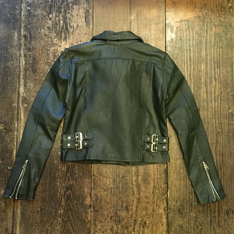 [GARDE-Nworks] 本革ライダース SHORT (UK-TYPE) コンパクト！  グリーン