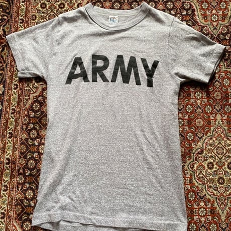 [USED] 80’s Champion ARMYプリント Tee
