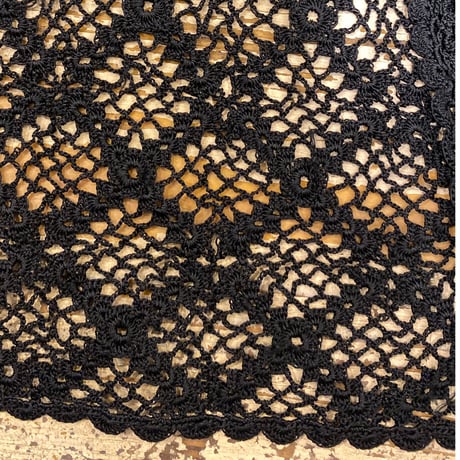 [USED] handmade!PURESILK鍵編みベスト♡
