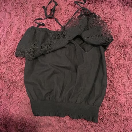 [USED] cottonレース キャミソール