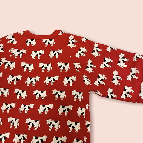 [USED] COW RAGLAN SWEAT🐄❤️