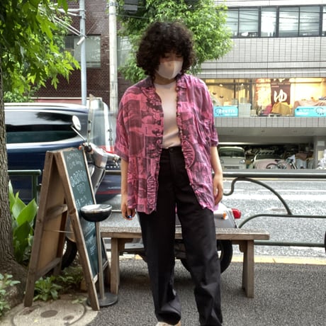 [USED] Photoプリント💖 レーヨン SHIRTS