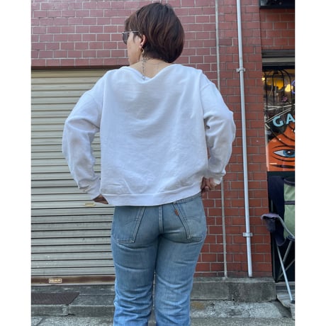 [USED]   White💕Vintage Sweat