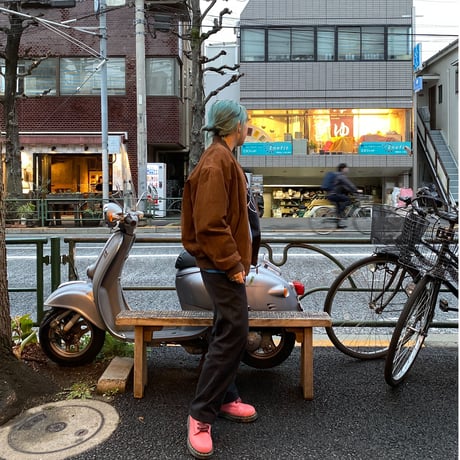 [USED] PIG SUEDE BLOUSON！