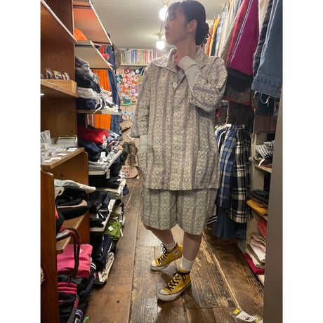 [DEADSTOCK] ポーランド🇵🇱VINTAGE PAJAMA SET UP