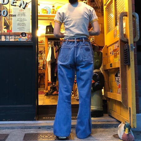 [USED]   70's  Wrangler フレアデニム