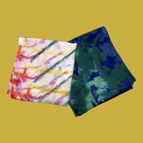 [USED] "TIE DYE" BANDANA