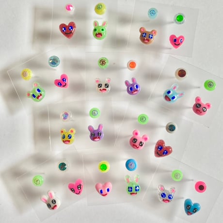 [BENICOTOY] ミニ みみかざり (ピアス) 4つ入り