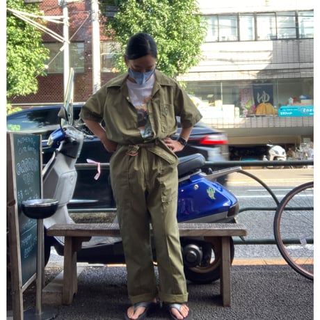 [USED] 70's VINTAGE  JUMP SUIT