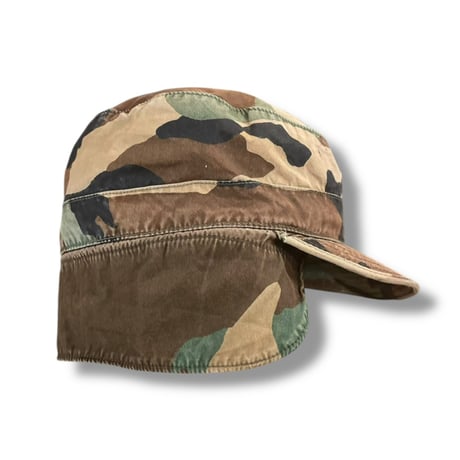 [USED] US CAMO 耳付きCAP