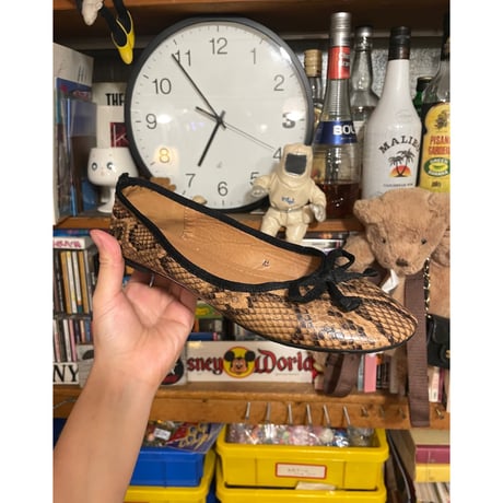 [USED] パイソン柄サンダル
