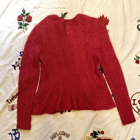 [USED] 真っ赤なモヘアKNIT❤️