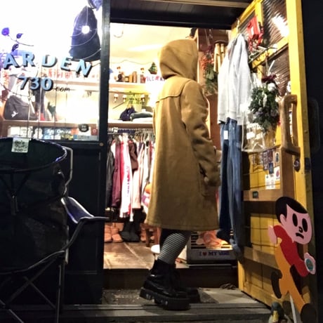 [USED] いい雰囲気〜〜キャメル色 ダッフルコート