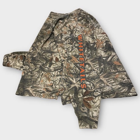 [USED] 袖プリ RealTree CAMO ロンTee