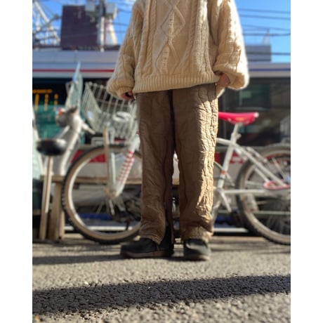[USED] ドイツ軍  キルティング OVER PANTS