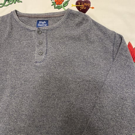 [USED] "High Sierra" ヘンリーネックサーマル