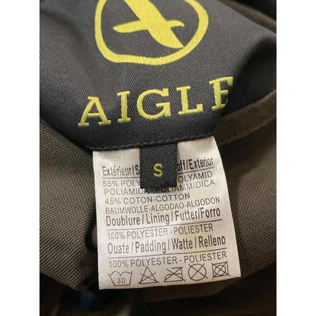[USED] AIGLE リバーシブル 中綿入り ハンティングベスト