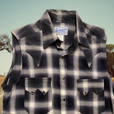 [USED] OLD ROCK MOUNT ノースリーブshirts made.in,USA
