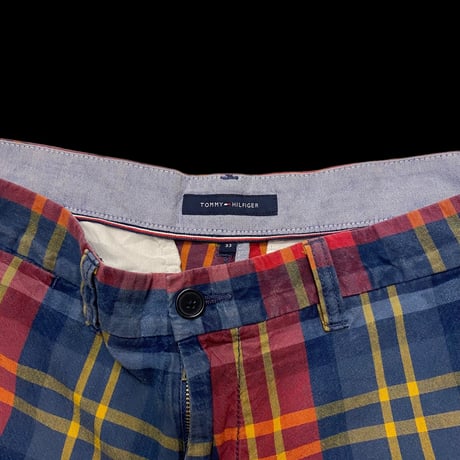 [USED]Tommy Hilfiger チェックshorts w33