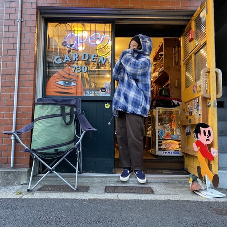 [USED] ネルCHK リバーシブルPARKA